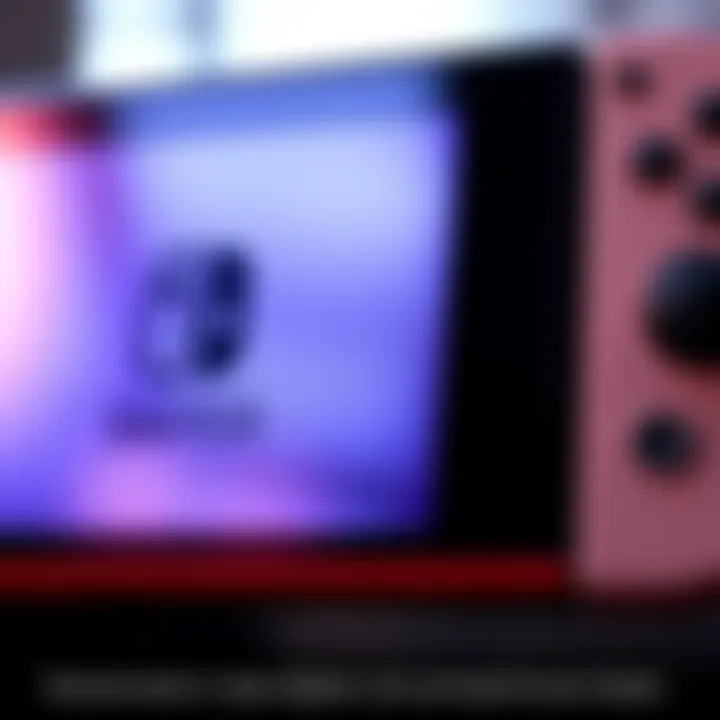 Close-up of the Nintendo Switch 2 showing its glass digitizer and laminated screen features