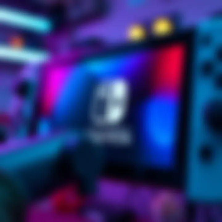 Close-up of Nintendo Switch 2 showing its screen with noticeable lag during gameplay