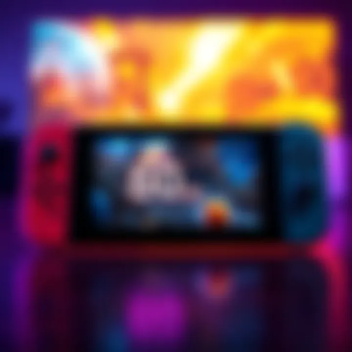A Nintendo Switch 2 console displaying a vibrant game scene with a 60fps capture frame rate indicator on the screen