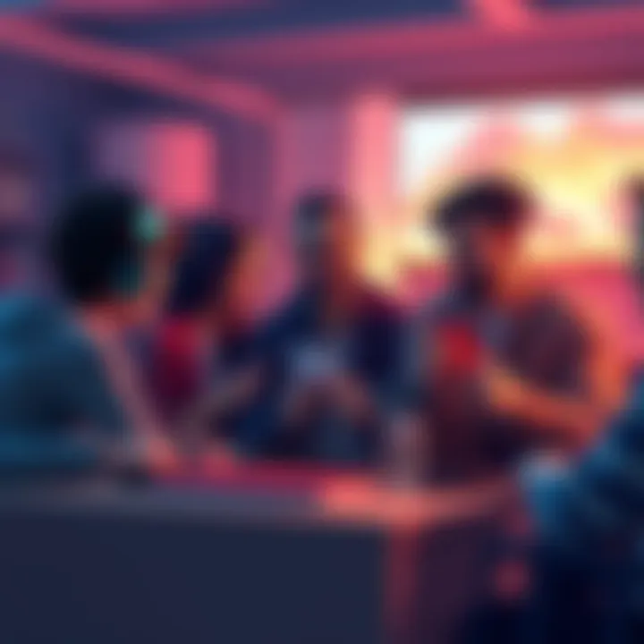Members of the Nintendo Switch community engaging in discussions to share gaming tips and resources