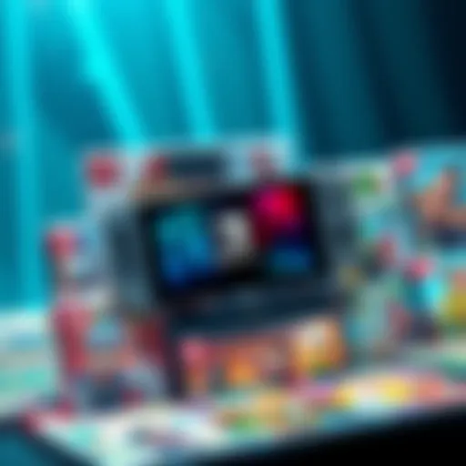Various Nintendo Switch games displayed together, showcasing popular titles and their colorful covers.