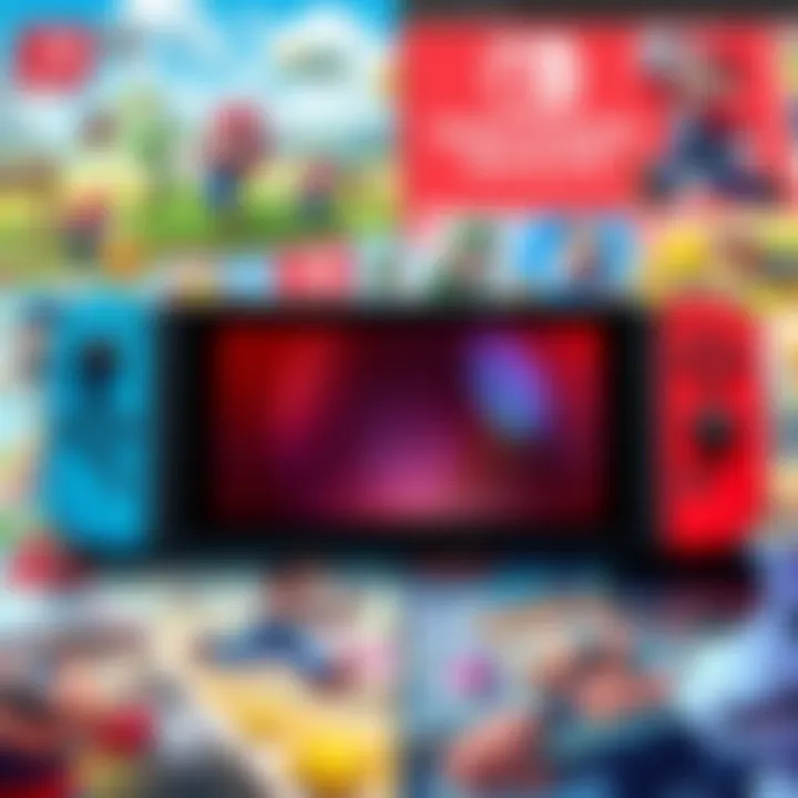 Various Nintendo Switch game covers showcasing management gameplay