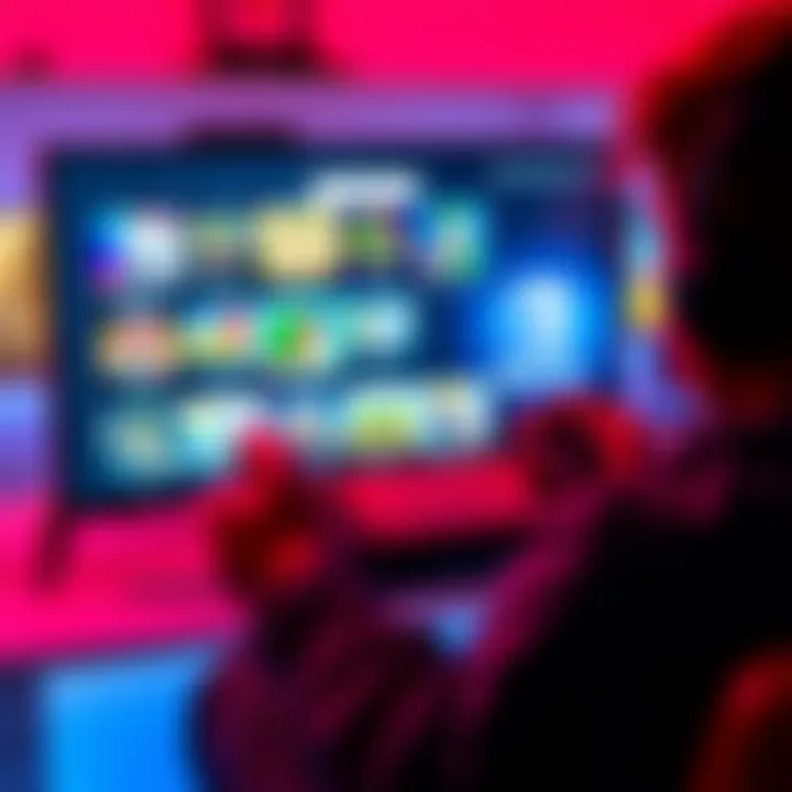 A gamer playing Nintendo Switch and Switch 2, showing different game titles on the screen with a focus on performance metrics.