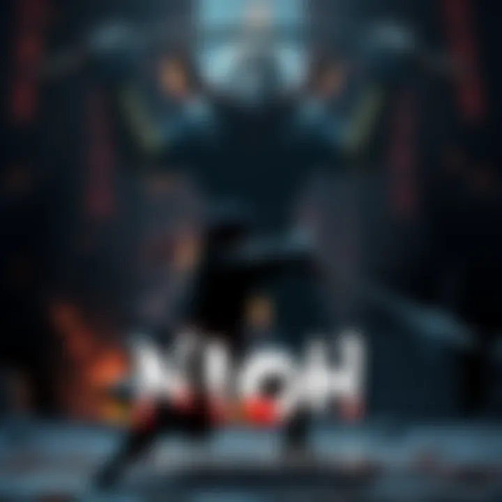 A beginner player in Nioh 2 battling a tough boss character with a sword in a dark environment