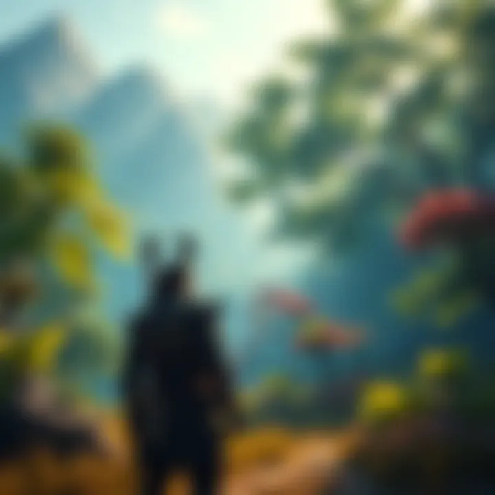 A player character in Nioh 2 standing in a lush environment, displaying their character stats and levels, with a focus on the mission objectives, creating a sense of early game challenge.