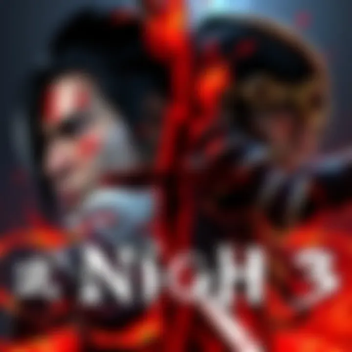 A side-by-side view of Nioh 2 and Nioh 3 characters, showcasing their design and combat styles