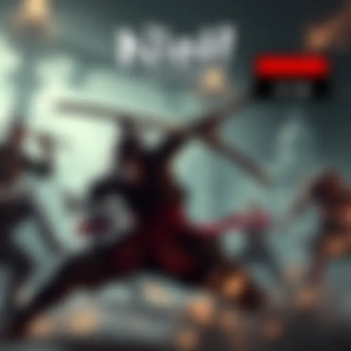 A dynamic fight scene from Nioh 3 showing a character using fists and dual swords, with a visible stamina bar in the corner, illustrating the debate over its impact on gameplay.