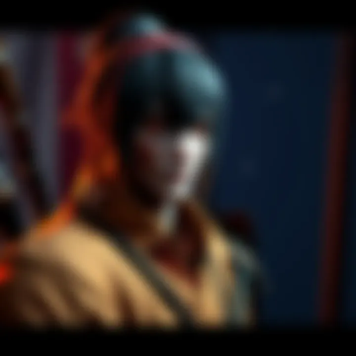 A player customizing their character in Nioh 3, showing different options like facial features and clothing.