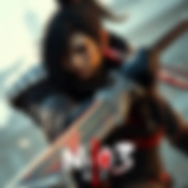 Character Stat Planning in Nioh 3 A character from Nioh 3 balancing stats like magic, stamina, and heart while holding a weapon in a strategic pose