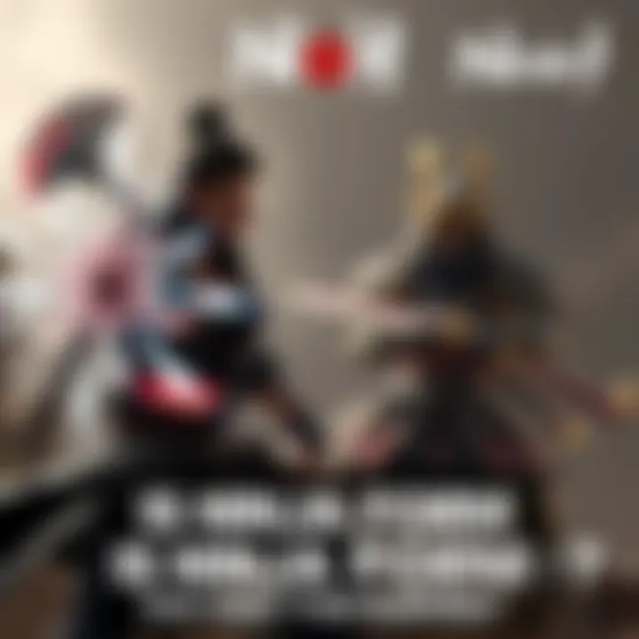 A player character in Nioh 3 showcasing the ninja form with speed and magic projectiles, while a samurai character stands in the background, highlighting the differences between the two styles.