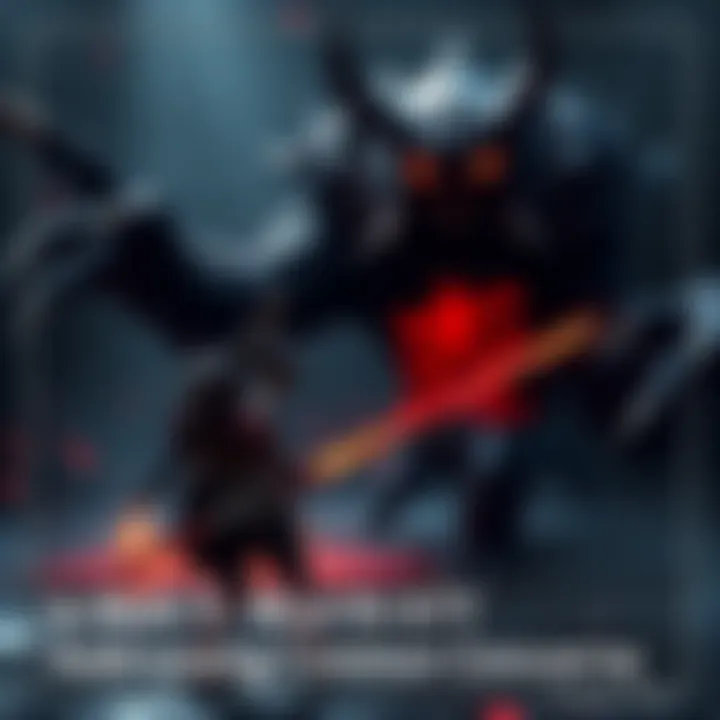 A character in Nioh 3 fighting a large enemy in a dark, atmospheric setting