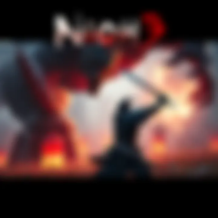 Player engaging in Nioh 3, battling a boss with vibrant game environment in the background