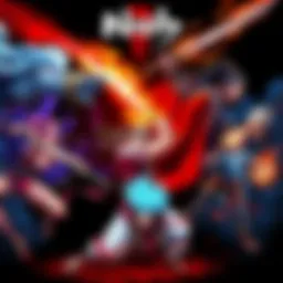 Illustration showing various martial arts moves from Nioh 3, highlighting buffs and nerfs in damage after update 1.02.02