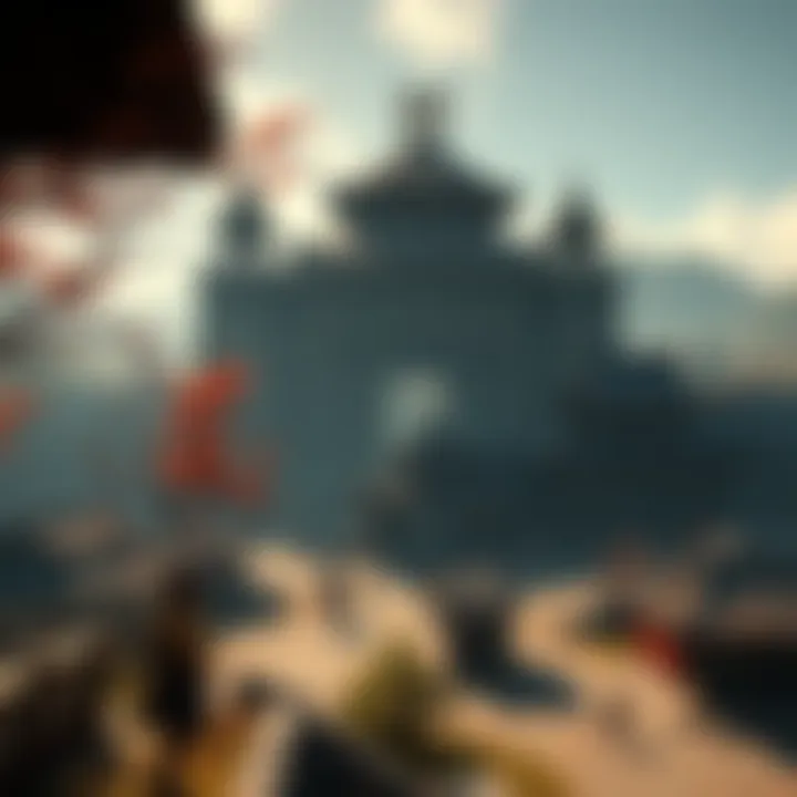 A view of the Heian period in Nioh 3 showing limited environment variation