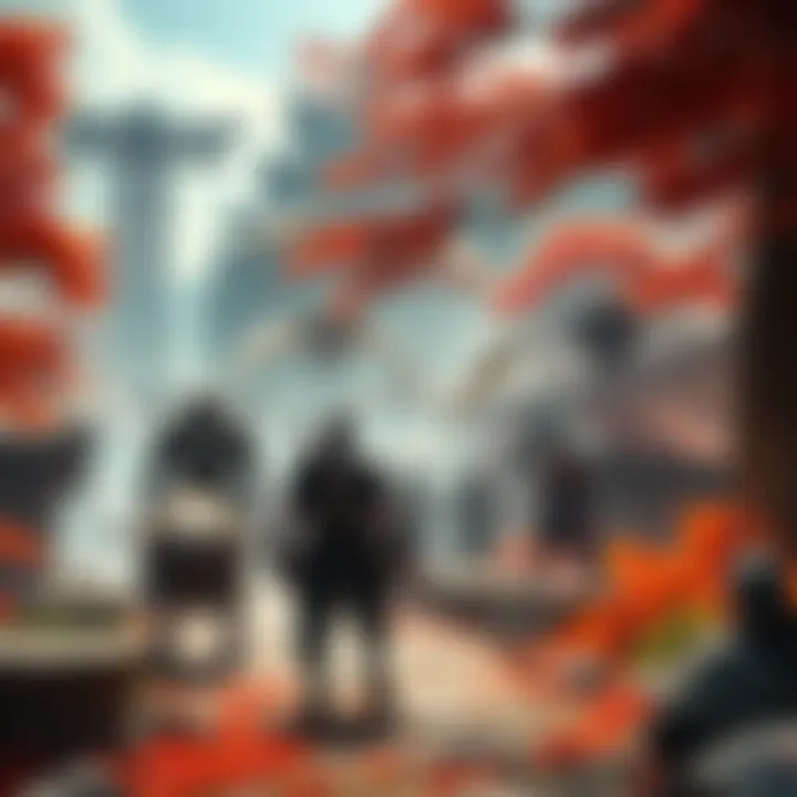 A player exploring the vibrant open world of Nioh 3, surrounded by various enemy types ready for battle.