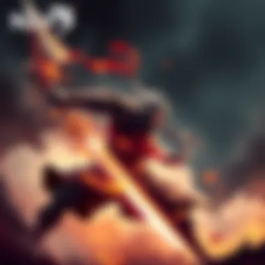 A character in Nioh 3 wielding a spear and tonfa in an action stance, ready for battle.