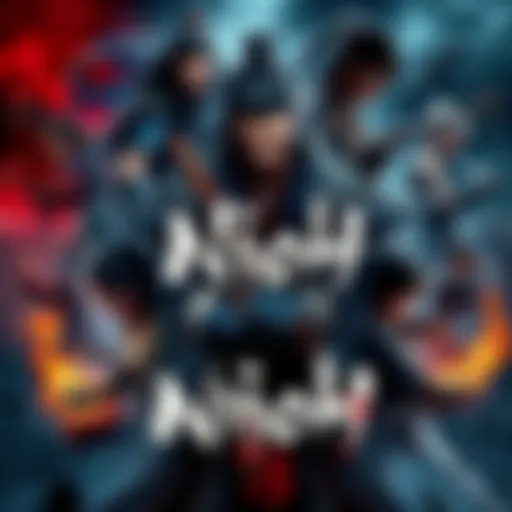 A collage of characters and scenes from the Nioh games, showcasing intense combat and dark fantasy elements.
