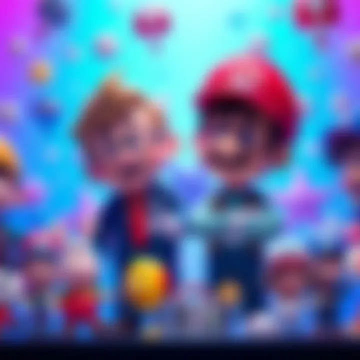 NNID Miis Collection A display of various NNID Miis representing popular Nintendo figures and third-party developers like Reggie Fils-Aimรฉ and Bandai Namco.