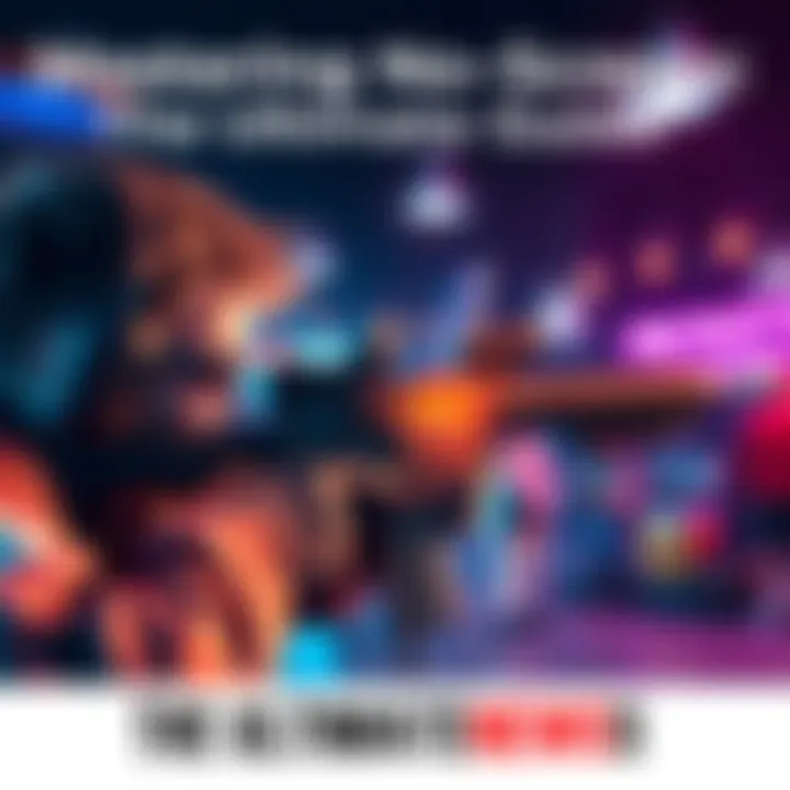 A gamer performing a no scope shot with a sniper rifle in a competitive game setting