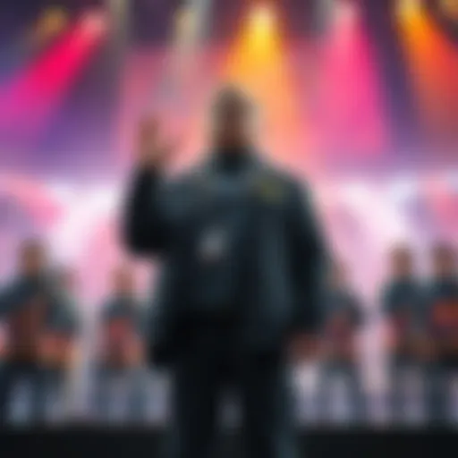 NoHill, a veteran Overwatch coach, stands on stage with his team as he announces his retirement, showcasing his emotional farewell to the esports community.