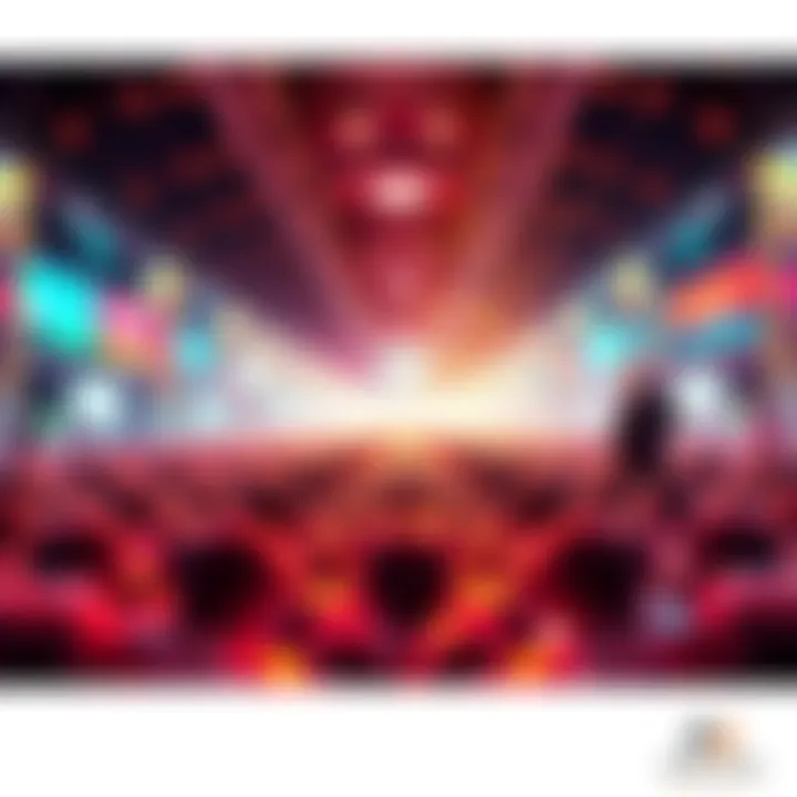 A visual representation of Nonary engravings creating multiple duplicates in a vibrant scene.