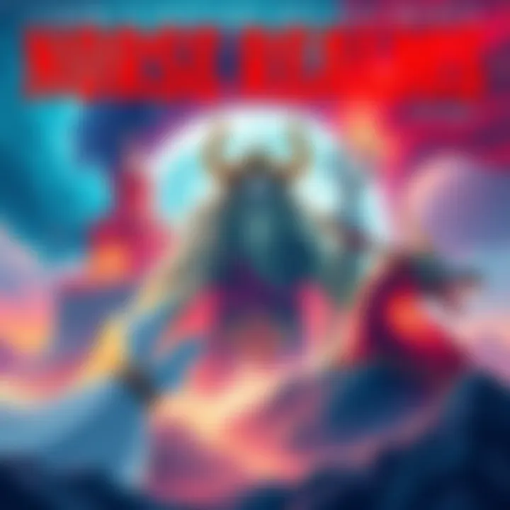 Norse Realms Exploration A vibrant illustration showing different Norse realms including Asgard, Midgard, and Hel, inviting viewers to imagine living in each one.