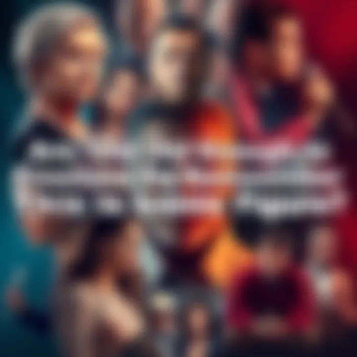 A collage of iconic images representing a famous personality that influenced culture and brings back memories for those who grew up in that era.