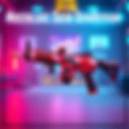 A stylish skin featuring a sleek vintage design with elements inspired by the 90s and 00s, showcasing cool weaponry.