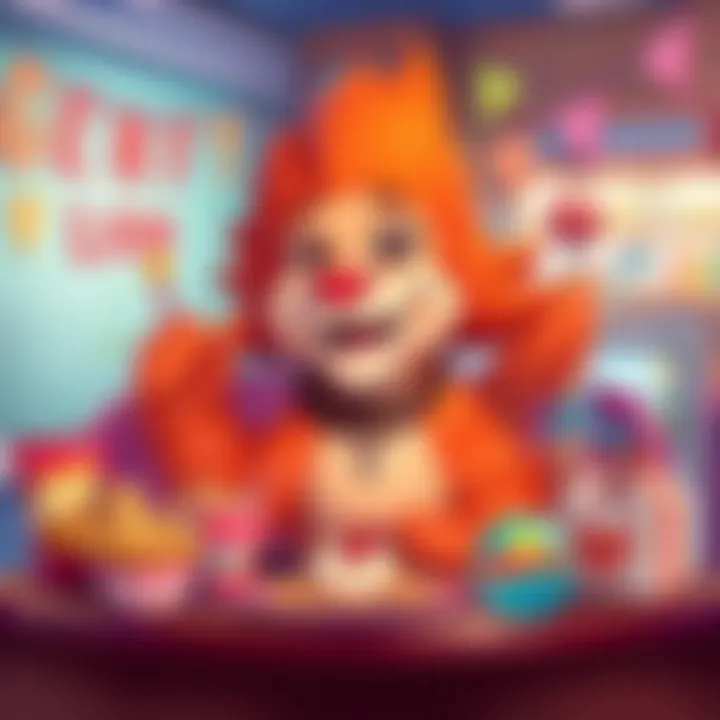 Nostalgic tribute to Ginger Leon A colorful illustration featuring a character representing Ginger Leon with playful elements, evoking memories and nostalgia, surrounded by familiar snacks and fun decorations.