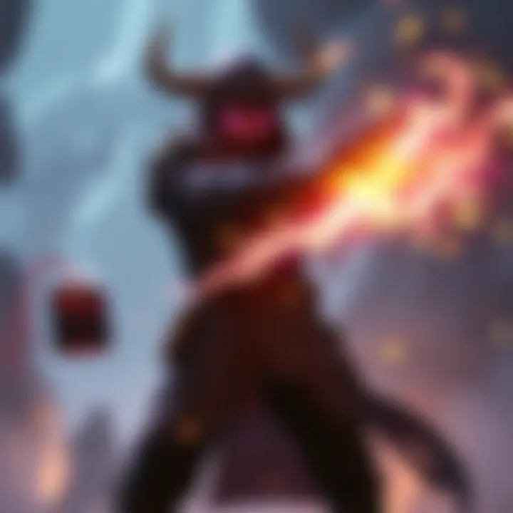 A player character throwing a concoction with a glowing effect, surrounded by an aura indicating a state of perma-stun.