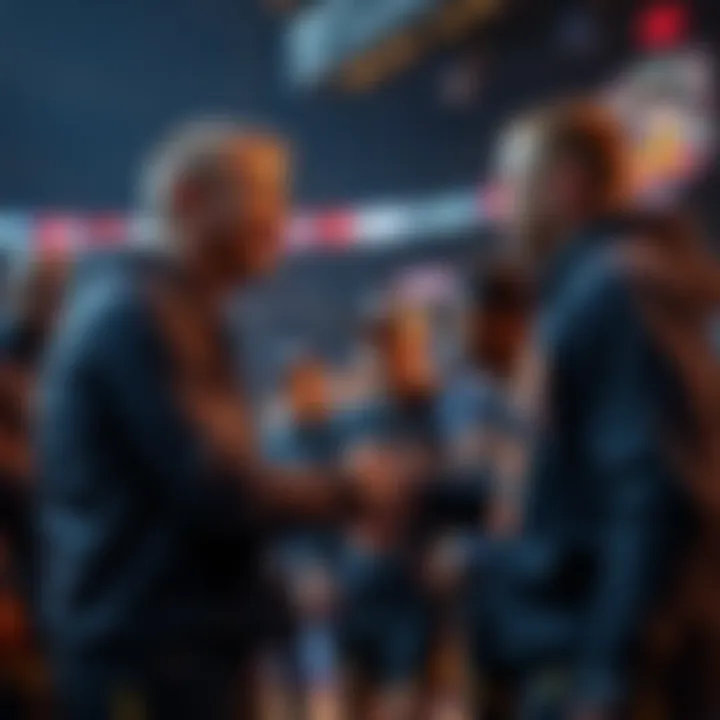 Noticed Shakes Hands After Loss Noticed smiling and shaking hands with the opposing team after losing in the finals, showing sportsmanship and respect.