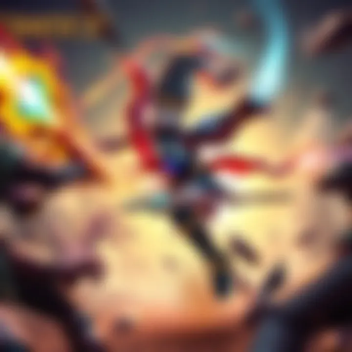 Nox using her dash ability while being targeted by enemy attacks in Smite 2