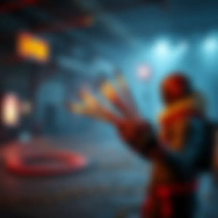 A player receives 5 incendiary bolts from an NPC in a game setting, showcasing a unique interaction.