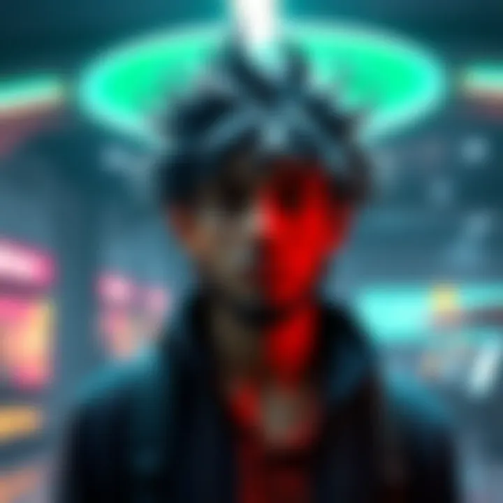 NPC resembling Moist Cr1tikal A video game NPC with a similar hairstyle and expression to Moist Cr1tikal from 2018, standing in a virtual environment.