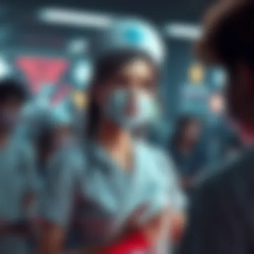 A nurse character in a video game facing criticism from online players in a gaming forum