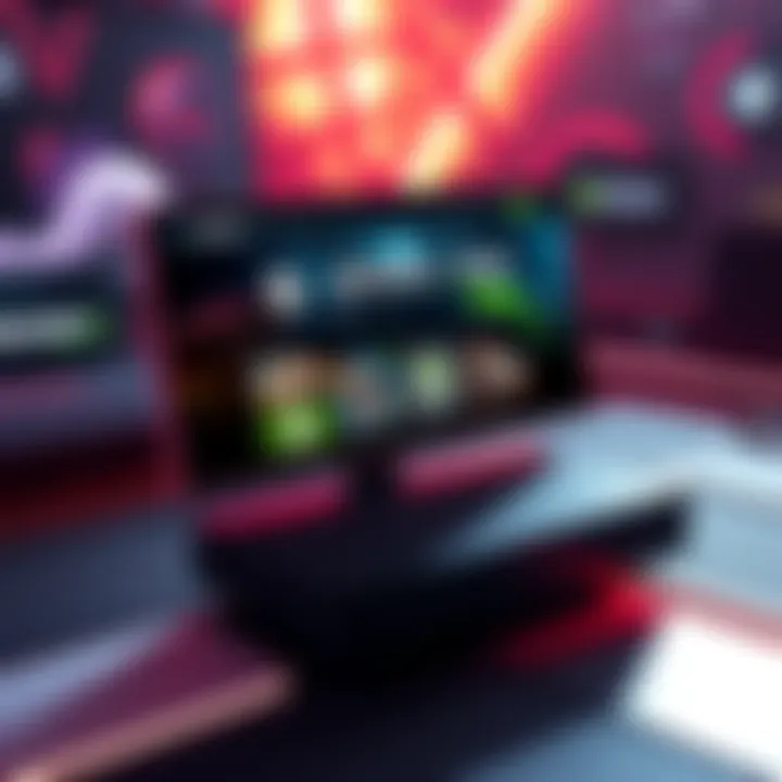 Steam Deck displaying the newly launched NVIDIA GeForce NOW app interface for cloud gaming.