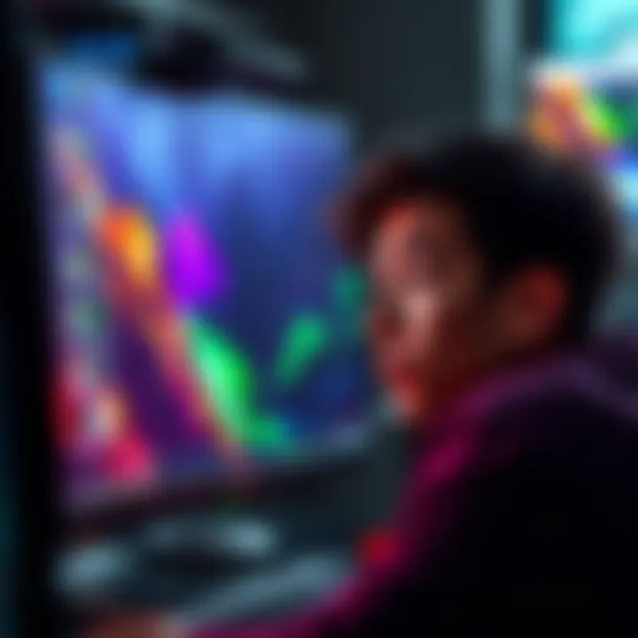 Nvidia New Feature Review A person looking disappointed at a computer screen displaying Nvidia's new feature