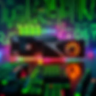 Nvidia RTX 5080 and 5070 GPUs Graphic of Nvidia RTX 5080, 5070 Ti, and 5070 GPUs with a tech background