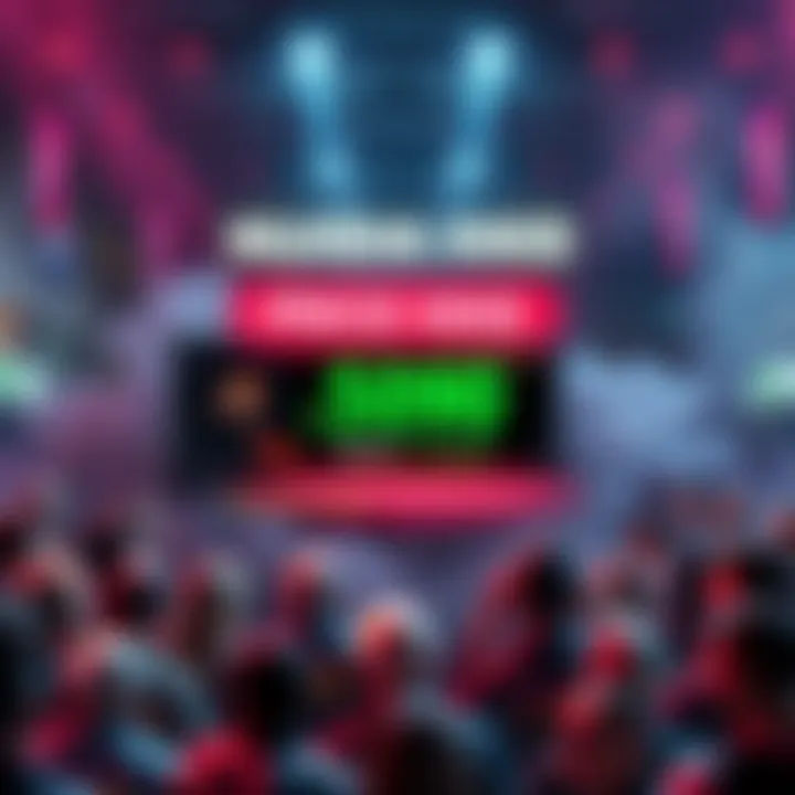 A graphic showcasing Nvidia's 5090 graphics card with a price tag showing an increase, surrounded by community reactions on forums