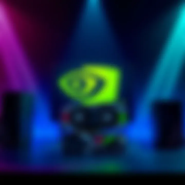 Nvidia logo with a graphic of a computer and GTX 1060 graphics card, symbolizing continued support for Windows 10 gamers until 2025.