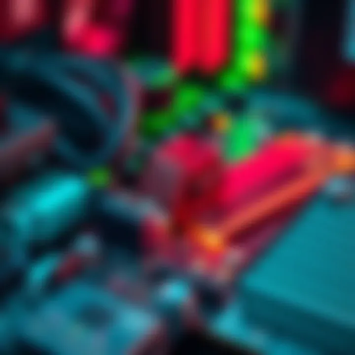 An NVMe drive connected to a PCI bus, illustrating the technology and reduced transfer speeds in a computer setup.