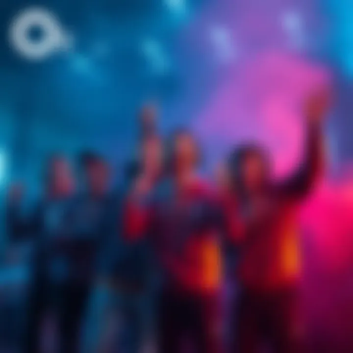 The O2 esports team members display their new roster, showcasing their excitement for the upcoming qualifiers.