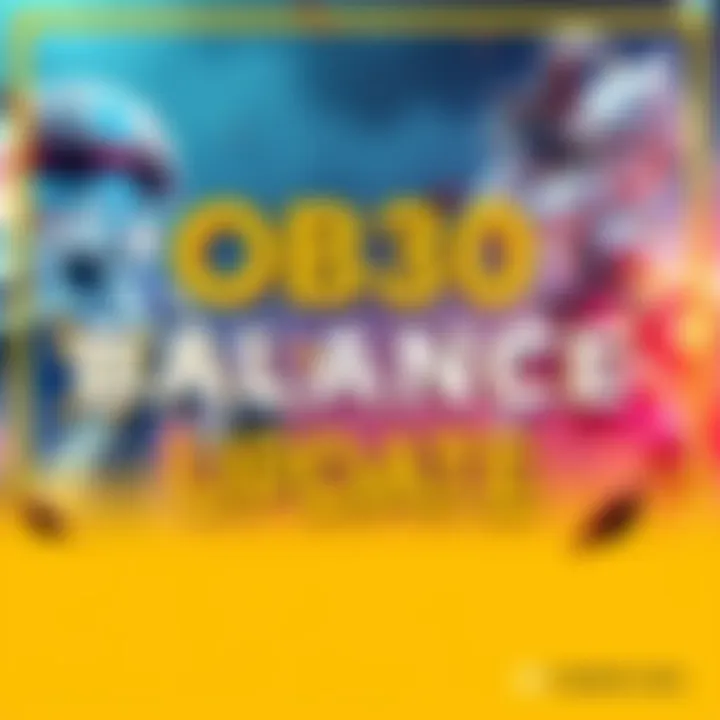 Graphic showing gameplay adjustments for OB30 Balance alongside details for the NA March Circuit tournament