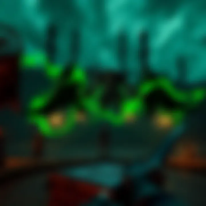 Screen showing green ghosting effect in Oblivion Remastered game