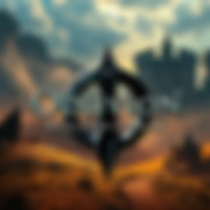 Cover art featuring the game's logo with a backdrop of the game's fantasy landscape, highlighting the original soundtrack's retention.