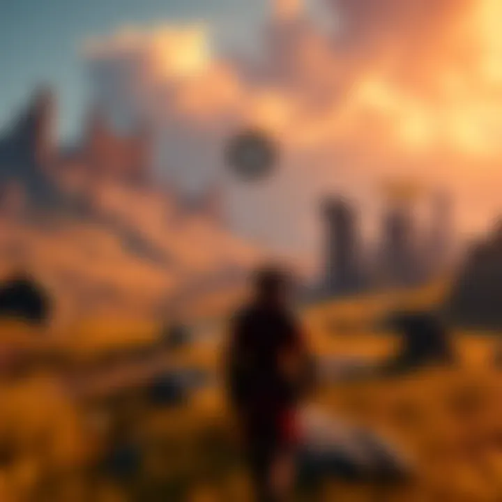 A screenshot of gameplay in Oblivion Remastered showing a character exploring a fantasy landscape with a locked framerate indicator at 30 FPS.