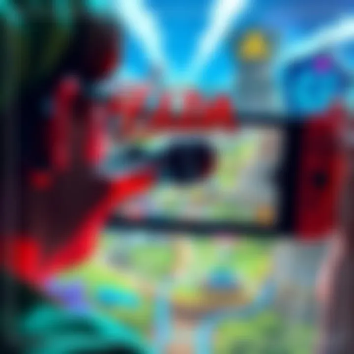 Ocarina of Time Remake on Switch 2 A player using the Nintendo Switch 2's microphone to interact with the Ocarina of Time remake, showcasing colorful graphics and gameplay