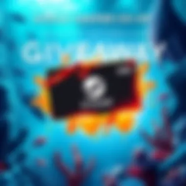 A vibrant graphic featuring a $50 Steam gift card with ocean-themed elements celebrating the launch of Ocean Keeper Co-op.