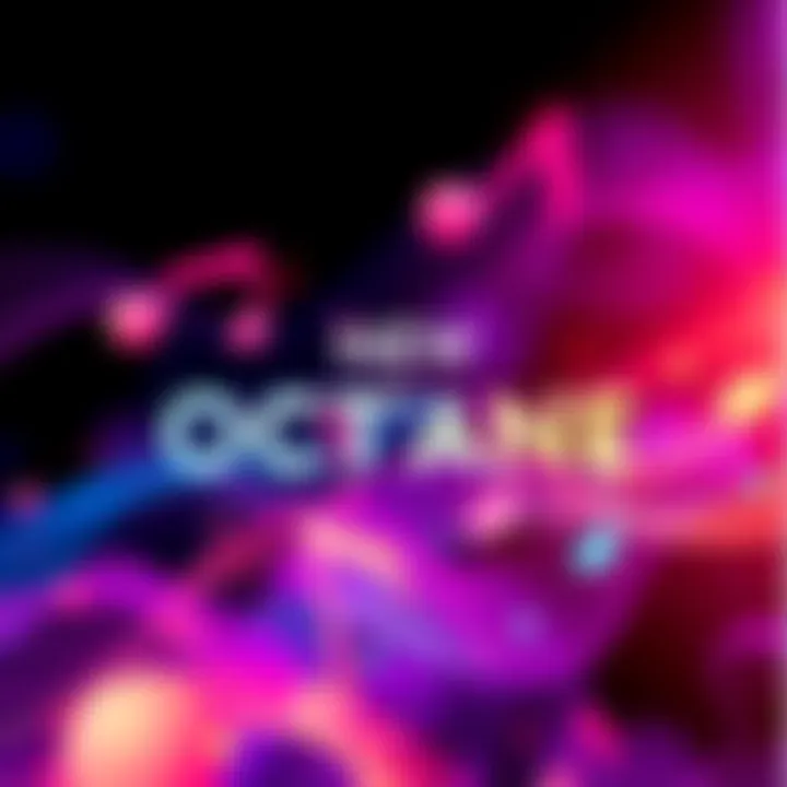 New Octane Song Release Cover Cover art featuring the title of the new Octane song with vibrant colors and music notes in the background