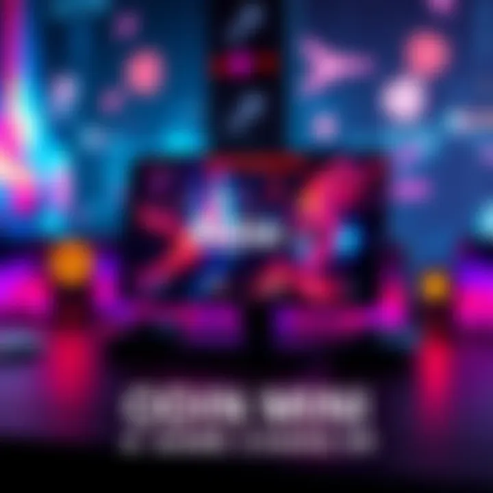 Odin Mini gaming device shown with vibrant graphics on screen, showcasing its sleek design and modern features.